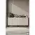 HANAH HOME Komoda Ferro 150 White Travertine