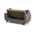 Atelier Del Sofa Alkon - Svetlosiva dvosed-sofa na razvlačenje