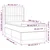 Vidaxl Box spring postelja z vzmetnico temno siva 80x200 cm blago