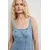 Medicine obleka A-kroja denim