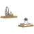 Polica na zidu 2 pcs Smeđa 40 x 23,5 x 4 cm Konstruirano drvo