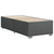 VIDAXL Box spring postelja z vzmetnico temno siva 90x190 cm blago