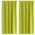 Zavjese za blackout s prstenovima 2 pcs Zelena 175 x 140 cm