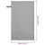 Sportski Ručnici 2 pcs Tamno siva 50 x 30 cm