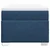 Vidaxl Box spring postelja z vzmetnico modra 90x200 cm blago