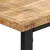 vidaXL Jedilna miza 110x55x75 cm trden mangov les