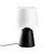 Opviq Stona lampa Drop-15493, Crno-bela