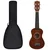 Vidaxl Otroški ukulele soprano s torbo naravna 21
