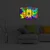 Wallity Set slika sa LED rasvjetom 3PATIACT-6, 3 dijela