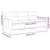 Vidaxl Trosed črn 180 cm blago