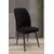 Hanah Home set trpezarijskih stolica Platinum 6 kom, crna tkanina Jerry, crne metalne noge