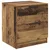 vidaXL Nočna omarica 2 pcs Star les 45 x 39 x 50 cm Konstruiran les