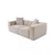 Atelier del Sofa Dvosed Lora 108x65x220cm Sivi