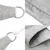 Jedro protiv sunca svjetlosivo 3,6x3,6 m 100% poliestera Oxford