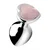 Gemstones – Medium Anal Plug Heart - Rdeča