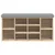 Klupa za cipele boja hrasta 102 x 32 x 50 cm konstruirano drvo