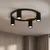 Brilagi - LED RGBW prigušiva stropno svetlo SELE 4xGU10/6,5W/230V crno