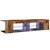 TV ormarić LED boja drva 135x39x30 cm konstruirano drvo