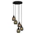 Opviq Luster Smoked-032, 114cm50x50cm, 5xE27, Sivi