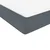 Vidaxl Box Spring postelja z vzmetnico Temno siva 80x220 cm Velvet