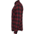 Moška srajca URBAN CLASSICS - karirasti flanel - TB297-črna/bordo