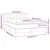 Vidaxl Box spring postelja z vzmetnico LED modra 140x190 cm blago