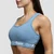GymBeam Ženski grudnjak Simple Steel Grey