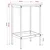 Barska stolica Crni hrast 40 x 32 x 64 cm Konstruirano drvo