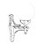 Opviq Spoljna zidna lampa BAP-68160-BSY-OP, 55 cm, IP65, E27, Crna