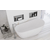 bathroom shelf 30x45 steel brush