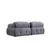 Atelier del Sofa Dvosed Petite 2, 190 x 95 x 75 cm, Sivi