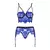 Sexy set 3-delni Cobaltess - S/M