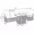 vidaXL vidaXL Vrtna sedežna garnitura 7 pcs Rjava in rdeča 100 x 55 x 73 cm, (5000020132)