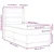 Vidaxl LED Box Spring Postelja Svetlo siva 90 x 190 cm blago
