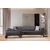 Atelier del Sofa Ugaona garnitura Horizon 85x43x207cm Tamnosiva
