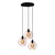Opviq Luster Benek-20-14323, 44x44x120, IP20, Crno-rozi