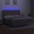 Vidaxl Box spring postelja z vzmetnico LED taupe 160x200 cm blago