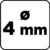 shumee Sveder za beton 4 x 75 mm