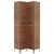 shumee vidaXL 4-delni paravan rjave barve 163x180 cm vodni hijacint