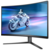 Gejming monitor PHILIPS 32M2C5500W/00 31.5/VA,zakrivljen/2560x1440/240Hz/1ms GtG/HDMIx2,DPx2,USB/freesync