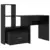Stol Crni hrast 131,5 x 50 x 106,5 cm Konstruirano drvo