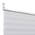 VIDAXL plise zavese - harmonika (40x125cm), bele