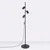 Sollux SL.2016 - Podna lampa KARBON 3xGU10/10W/230V crna