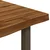vidaXL Jedilna miza z naravno robom 120 x 70 x 75 cm
