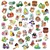 Janod Stickers Velike nalepke Pomlad 50 kos