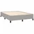 Vidaxl Box spring postelja z vzmetnico svetlo siva 140x200 cm blago