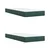 Vidaxl Box spring postelja z vzmetnico temno zelena 200x200 cm žamet