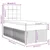 Vidaxl Box spring postelja z vzmetnico modra 80x200 cm blago
