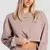 GymBeam Women‘s Aura Cropped Sweatshirt Roux