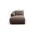 Atelier del Sofa Ugaona garnitura Sofia, 200x155x105 cm, Braon-bela